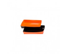 Dessert tray 130x90x35mm orange-black